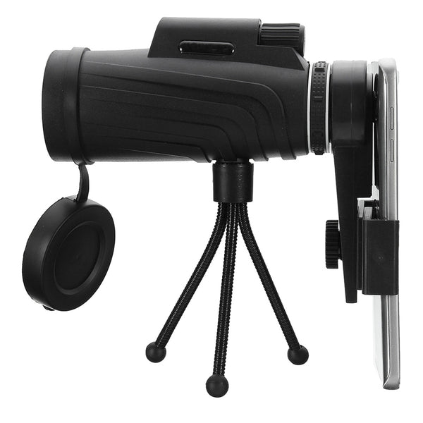 40X60 HD Zoom Monocular Telescope w/ Tripod & Universal Phone Clip - Elliott's Outdoor Store