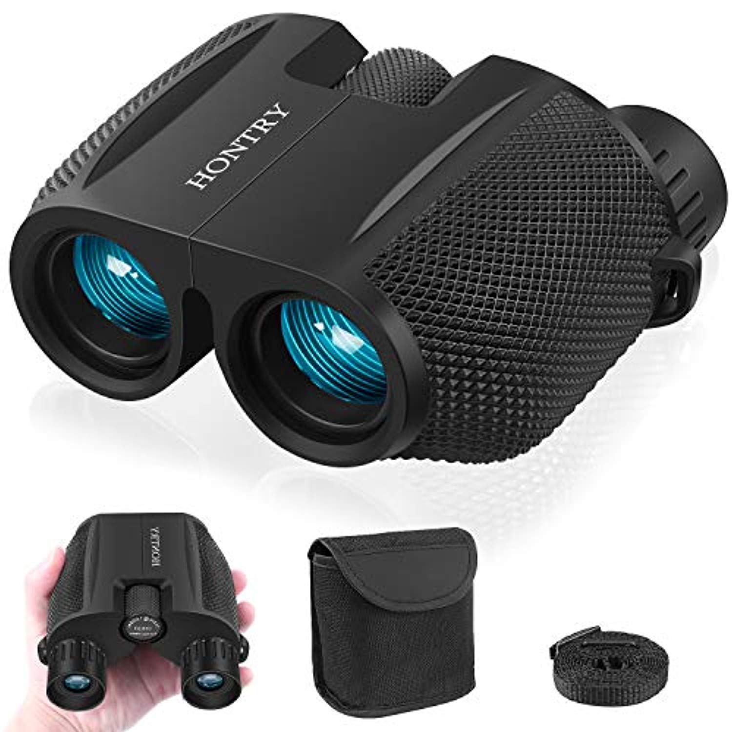 Compact 10x25 HD Binoculars for Hunting, Theater and Concerts, Bird Watching and Sports Games - Elliott's Outdoor Store