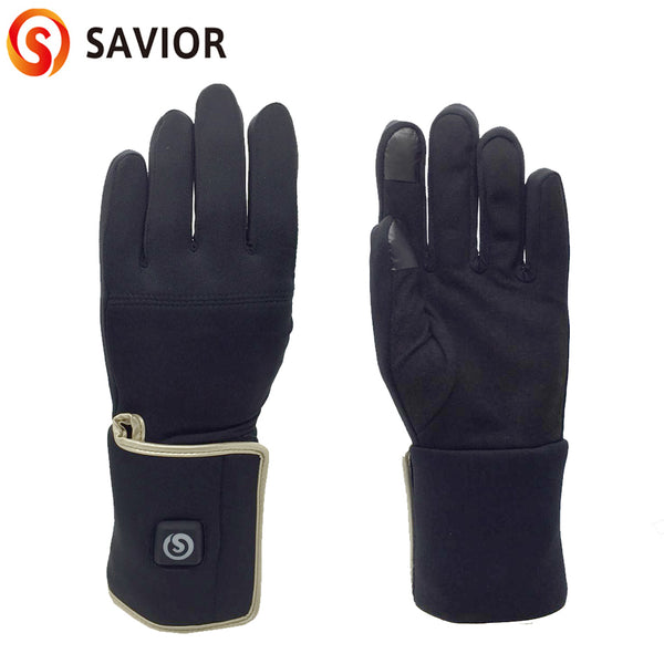 Savior heated glove liner for winter use riding biking fishing outdoor sports 3 levels control 3-6 hours heating SHGS05G Hot DHL - Elliott's Outdoor Store