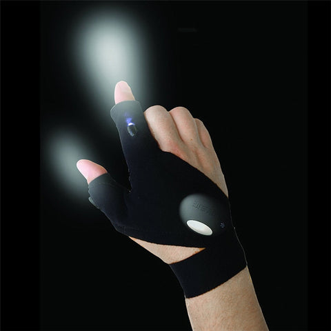 Fingerless LED Glove Flashlight - Elliott's Outdoor Store